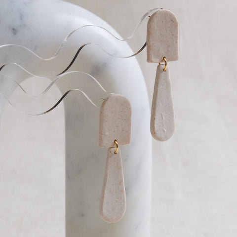 Shimmer Mushroom Dangle Earrings