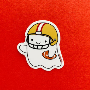 49ers Ghost Sticker
