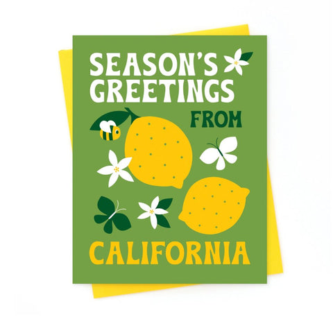 Retro Lemons Season's Greetings from CA