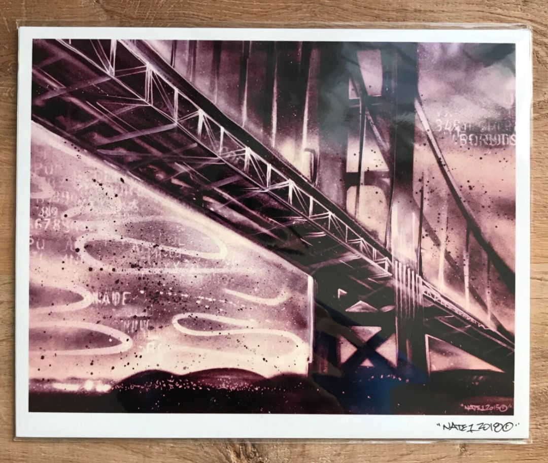 B/W Golden Gate Print