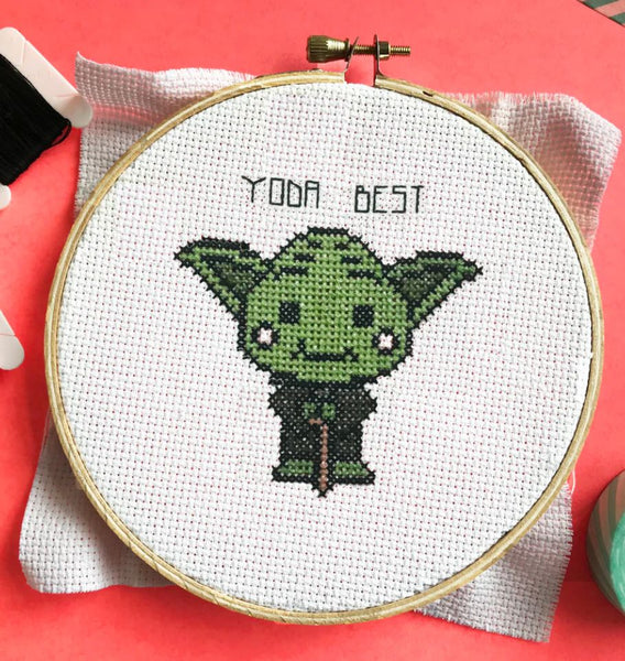Yoda DIY Cross Stitch Kit