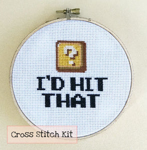 I'd Hit That DIY Cross Stitch Kit