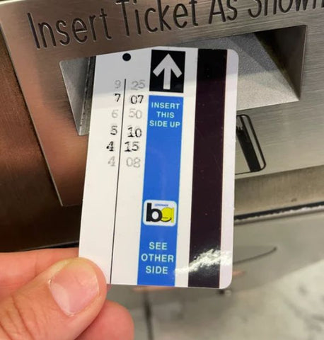 BART Ticket Sticker