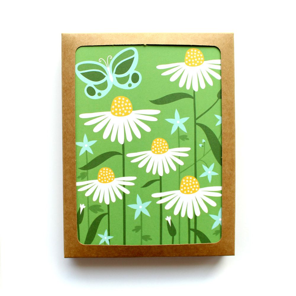 Flower Meadow - Set of 10 Cards