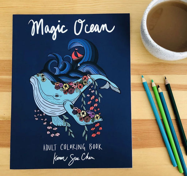 Magic Ocean Coloring Book