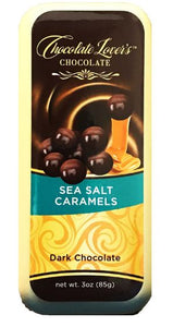 Sea Salt Caramels in Dark Chocolate