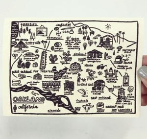 Oakland Map Card