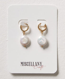 White Pearly Babe Earrings