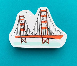 Golden Gate Bridge Sticker