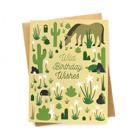 Wild Birthday Wishes Card