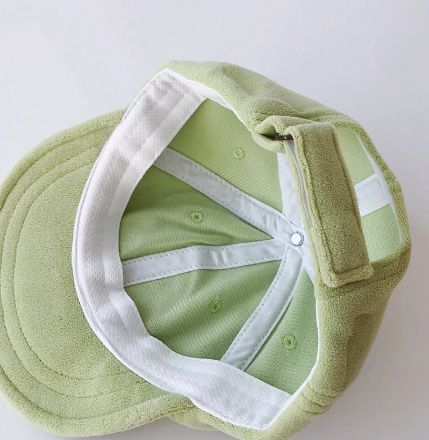 (Green) Kids Smiley Baseball Hat