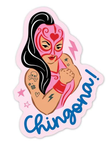 Chingona! Luchadora Sticker