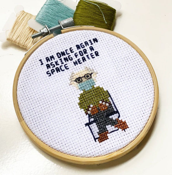 Bernie DIY Cross Stitch Kit