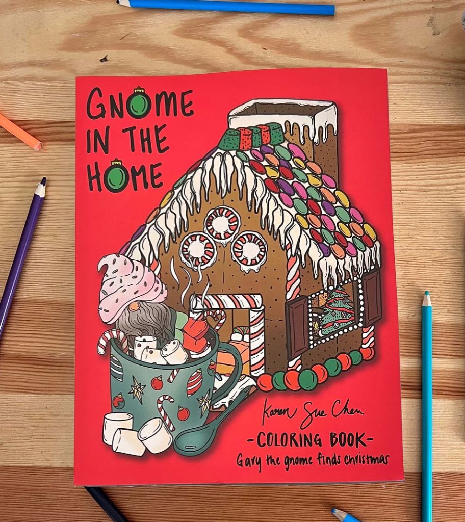 Gnome in the Home Coloring Book