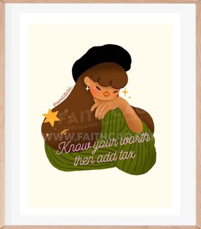 Know Your Worth Print
