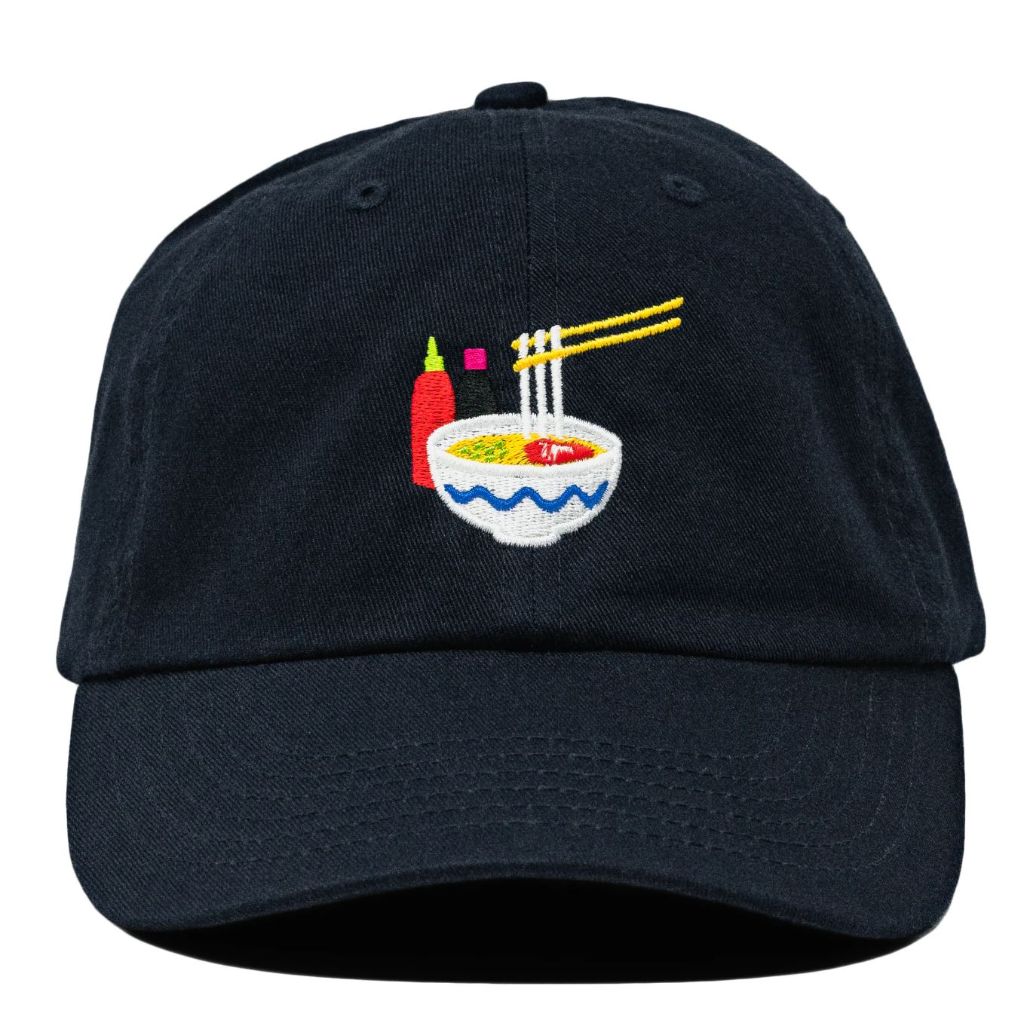 Pho Embroidered Dad Hat (Navy)