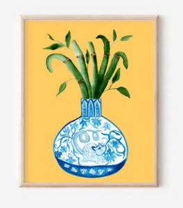 Zodiac Plant Print- Rat Bamboo Plant