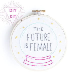 Future is Female - DIY Embroidery Kit