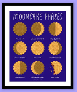 Mooncake Phases Art Print 8x10