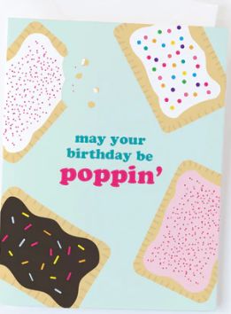 Poppin Pop Tarts Birthday Card