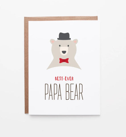 Best Papa Bear Card