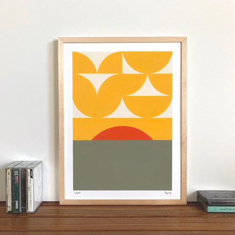 Modern Sunrise Print