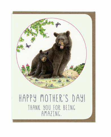 Happy Mother's Day - Bear Greeting Card
