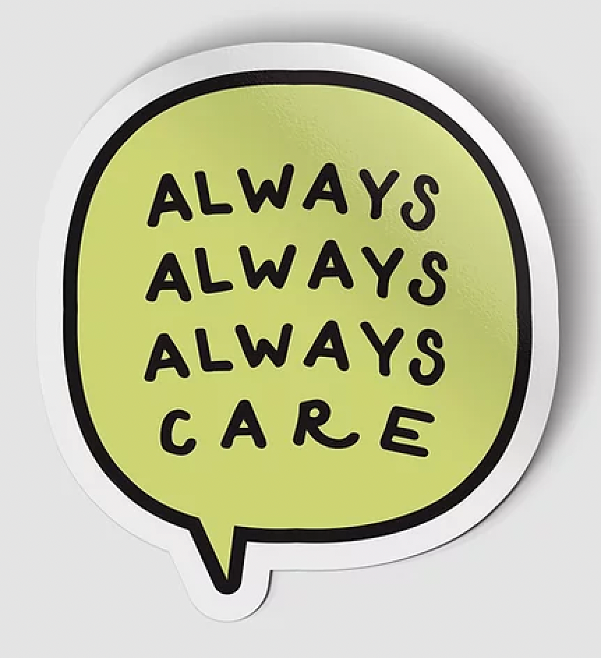 Always Care Sticker