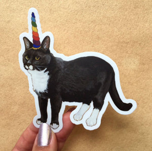 Unicorn Cat Sticker