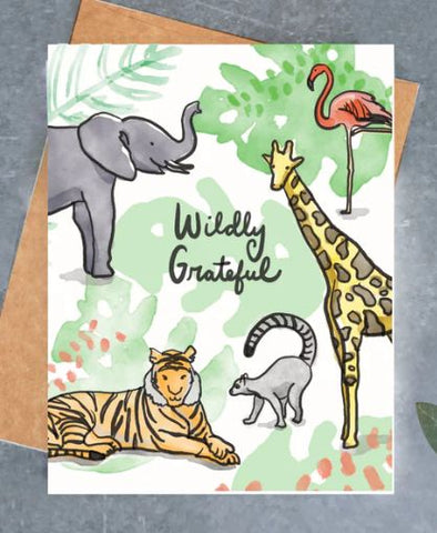 Wildly Grateful Card