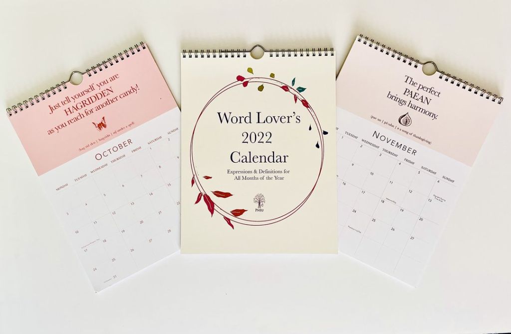 2022 Word Lover's Wall Calendar