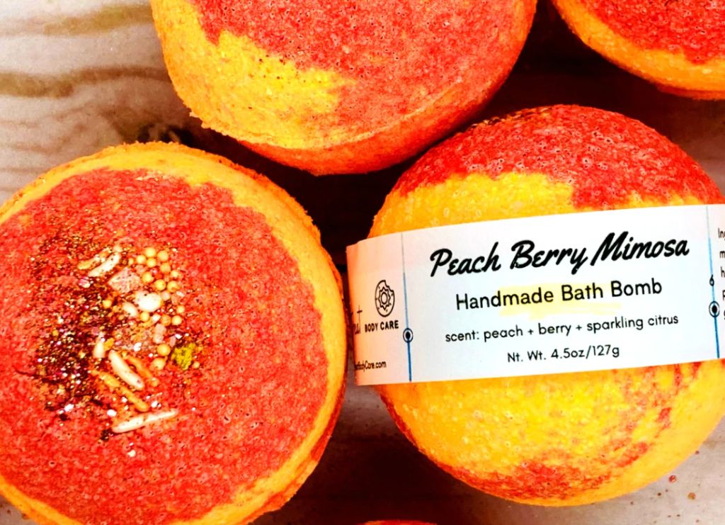 Peach Berry Mimosa Bath Bomb