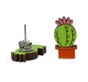Succulent Cactus Earrings