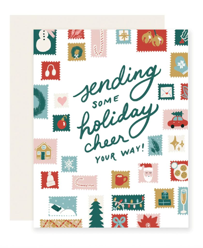Holiday Stamps Cheer Card Set