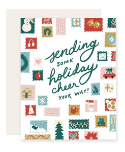 Holiday Stamps Cheer Card Set