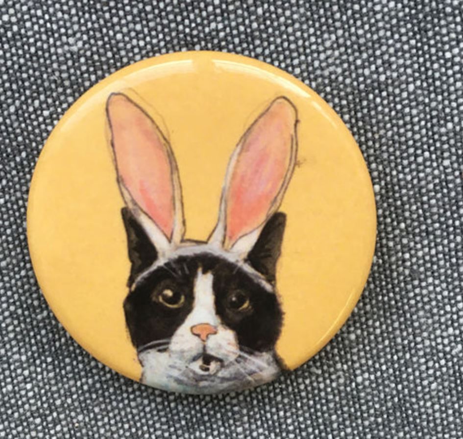 Magnet:  Cat Rabbit Ears