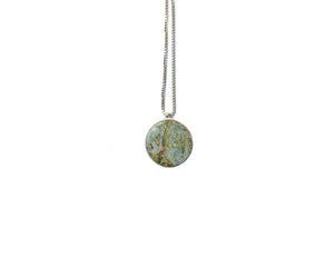 Deneb Single Stone Necklace (Silver)
