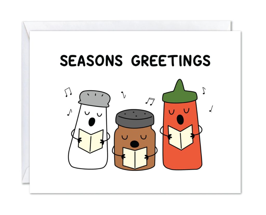 Season's Greetings Pun Card