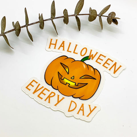 Halloween Everyday Clear Sticker