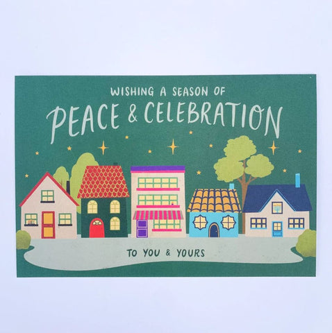 Peace & Celebration Holiday Cards